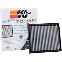 K&N Premium Cabin Air Filter - Lifetime, Washable - VF2056