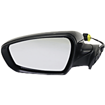 Driver Side Mirror, Power, Manual Folding, Heated, Paintable, No Signal Light, No Memory, No Puddle Light, No Auto-Dimming, No Blind Spot Feature