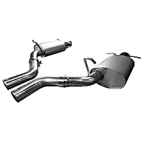 23116100 2009-2014 Cadillac CTS Axle-Back Exhaust System - Made of Stainless Steel