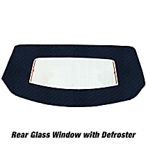 HG0483DF16SF Convertible Rear Window - Cloth, Direct Fit, Sold individually