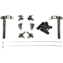 0851-424 Tailgate Handle, Natural Steel