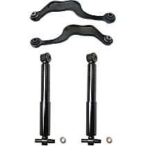 Rear, Driver and Passenger Side, Upper Control Arm Kit, includes Shock Absorber and Strut Assembly