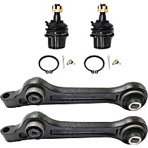 Front, Driver and Passenger Side, Lower Control Arm Kit, Rear Wheel Drive, For Models Without Touring Suspension, includes Ball Joints