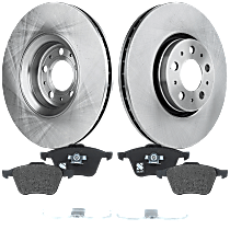 Front Brake Disc and Pad Kit, 5 Lugs, Semi-Metallic, For Models with 316mm Front Disc, Pro-Line Series