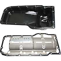 2-Piece Kit Steel Oil Pan, Eng VIN: N, SOHC, 16 Valve, 4.7L 8Cyl,  Includes (1) Oil Pan and (1) Oil Pan Gasket
