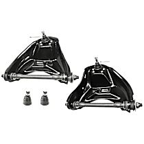 4-Piece Kit Front, Driver and Passenger Side, Upper Control Arms, Includes (2) Ball Joint and (2) Control Arm