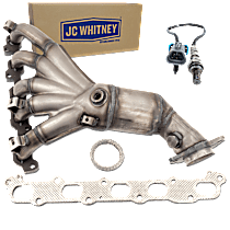 2-Piece Kit Front Catalytic Converter, 3.5L 5Cyl, Federal EPA Standard, 46-State Legal (Cannot ship to CA, CO, NY or ME),  Includes (1) Catalytic Converter and (1) Oxygen Sensor
