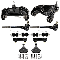 10-Piece Kit Control Arm, Four Wheel Drive,  Includes (2) Ball Joint, (2) Control Arm, (2) Sway Bar Link, (2) Tie Rod Adjusting Sleeve, and (2) Tie Rod End