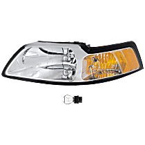 3-Piece Kit, Driver Side Incandescent Headlight, With bulb(s), OE Replacement, Includes (1) Headlight and (2) Light Bulb