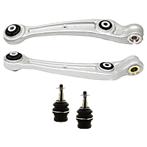 4-Piece Kit Front, Driver and Passenger Side, Lower, Frontward Control Arm, AWD,  Includes (2) Ball Joint and (2) Control Arm