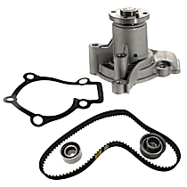 2-Piece Kit Timing Belt Kit, Includes (1) Timing Belt Kit and (1) Water Pump
