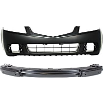 2-Piece Kit, Front Primed Bumper Cover, Includes (1) Bumper Cover and (1) Bumper Reinforcement