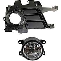 2-Piece Kit Front, Driver or Passenger Side Halogen Fog Light, With bulb(s), OE Replacement  Includes (1) Fog Light and (1) Fog Light Trim