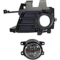 2-Piece Kit Front, Driver or Passenger Side Halogen Fog Light, With bulb(s), OE Replacement  Includes (1) Fog Light and (1) Fog Light Trim