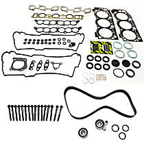 3-Piece Kit Timing Belt, GAS, includes Head Gasket Set and Cylinder Head Bolts
