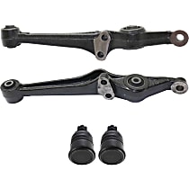 4-Piece Kit Front, Driver and Passenger Side, Lower Control Arm Kit, includes (2) Ball Joint and (2) Control Arm