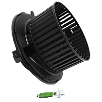 Blower Motor Kit, With Motor Wheel, Without Climate Control, includes Blower Motor Resistor