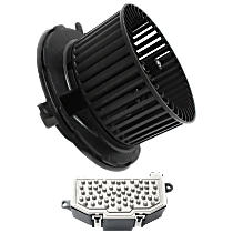 Blower Motor Kit, With Motor Wheel, With Climate Control, includes Blower Motor Resistor