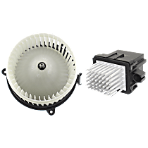 2-Piece Kit Blower Motor,  Includes (1) Blower Motor and (1) Blower Motor Resistor - 