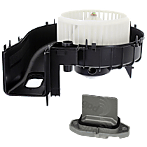 Blower Motor Kit with Blower Motor Resistor, With Motor Wheel, With Climate Control, with Housing