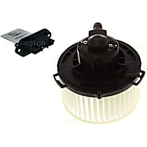Blower Motor Kit, With Motor Wheel, Without Climate Control, includes Blower Motor Resistor