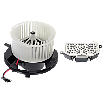 Blower Motor Kit with Blower Motor Resistor, With Motor Wheel, With Climate Control