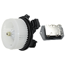 2-Piece Kit Blower Motor,  Includes (1) Blower Motor and (1) Blower Motor Resistor - 