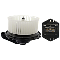 2-Piece Kit Blower Motor,  Includes (1) Blower Motor and (1) Blower Motor Resistor - 