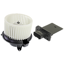 Blower Motor Kit, With Motor Wheel, Without Climate Control, includes Blower Motor Resistor