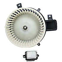2-Piece Kit Blower Motor, includes (1) Blower Motor and (1) Blower Motor Resistor