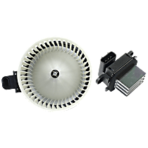 Blower Motor Kit, With Motor Wheel, With Climate Control, includes Blower Motor Resistor