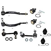 8-Piece Kit Front, Driver and Passenger Side Suspension Includes Ball Joints, Sway Bar Links, and Tie Rod Ends, Includes 16mm Tie Rod Thread