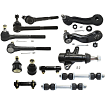 Front Suspension Kit, includes Ball Joint, Idler Arm, Idler Arm Bracket, Pitman Arm, Sway Bar Link, Tie Rod Adjusting Sleeve, and Tie Rod End