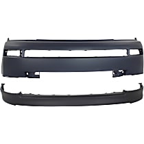 2-Piece Kit, Front Primed Bumper Cover, Includes (1) Bumper Cover and (1) Valance