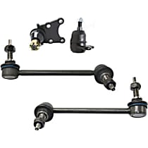6-Piece Kit Front, Driver and Passenger Side Suspension, includes Ball Joint and Sway Bar Link