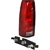 2-Piece Kit Driver Side Halogen Tail Light, Without bulb(s), OE Replacement Includes (1) Tail Light and (1) Tail Light Circuit Board
