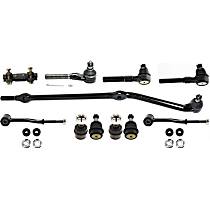 11-Piece Kit Front Suspension Includes Ball Joint, Sway Bar Link, Tie Rod Adjusting Sleeve, and Tie Rod End, 4WD