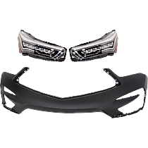 Driver and Passenger Side LED With bulb(s), For Models Without Adaptive Headlight, OE Replacement