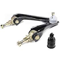 2-Piece Kit Front, Driver Side, Upper Control Arm Kit, Includes (1) Ball Joint and (1) Control Arm