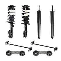 8-Piece Kit Front and Rear Suspension Kit, 11.8 (in) Center to Center, includes (2) Loaded Strut, (2) Shock absorber, and (4) Sway Bar Link