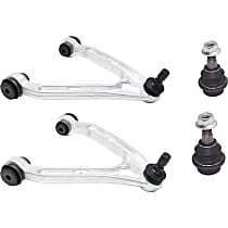 Front, Driver and Passenger Side, Upper Control Arm Kit, includes Ball Joints