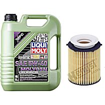 2-Piece Kit Oil Filter, Cartridge, GAS; , 2.0L 4Cyl  Includes (1) Oil Filter, (1) Motor Oil