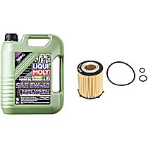2-Piece Kit Oil Filter, Cartridge, 2.0L 4Cyl  Includes (1) Oil Filter, (1) Motor Oil