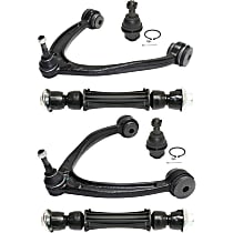 Front, Driver and Passenger Side Control Arm Kit, includes Ball Joints and Sway Bar Links