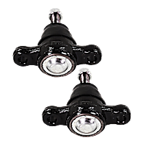 6-Piece Kit Front, Driver and Passenger Side Suspension, includes Ball Joint, Sway Bar Link, and Tie Rod End