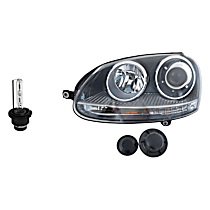 2-Piece Kit Driver Side HID/Xenon Headlight, With bulb(s), OE Replacement, Hatchback,  Includes (1) Headlight and (1) Headlight Bulb