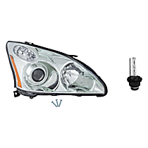 2-Piece Kit Passenger Side HID/Xenon Headlight, With bulb(s), For Models Without Adaptive Front-Lighting System, Japan Built Vehicle, OE Replacement,  Includes (1) Headlight and (1) Headlight Bulb