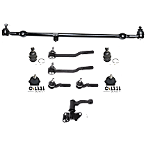 10-Piece Kit Front Suspension Kit, Includes (4) Ball Joint, (4) Tie Rod End, (1) Center Link and (1) Idler Arm