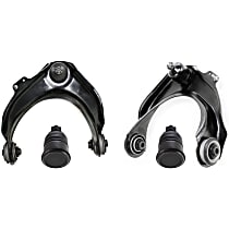 4-Piece Kit Front, Driver and Passenger Side, Upper Control Arm Kit, includes (2) Ball Joint and (2) Control Arm
