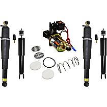 Air Suspension Kit, includes Air Springs, Air Suspension Compressor, and Shock Absorbers